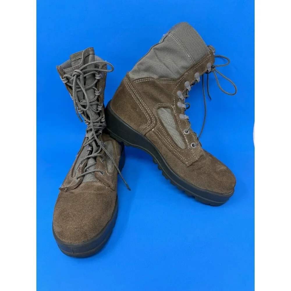 Belleville Steel Toe Combat Boots Gore-Tex Sage Green 600ST Mens 6.5 R